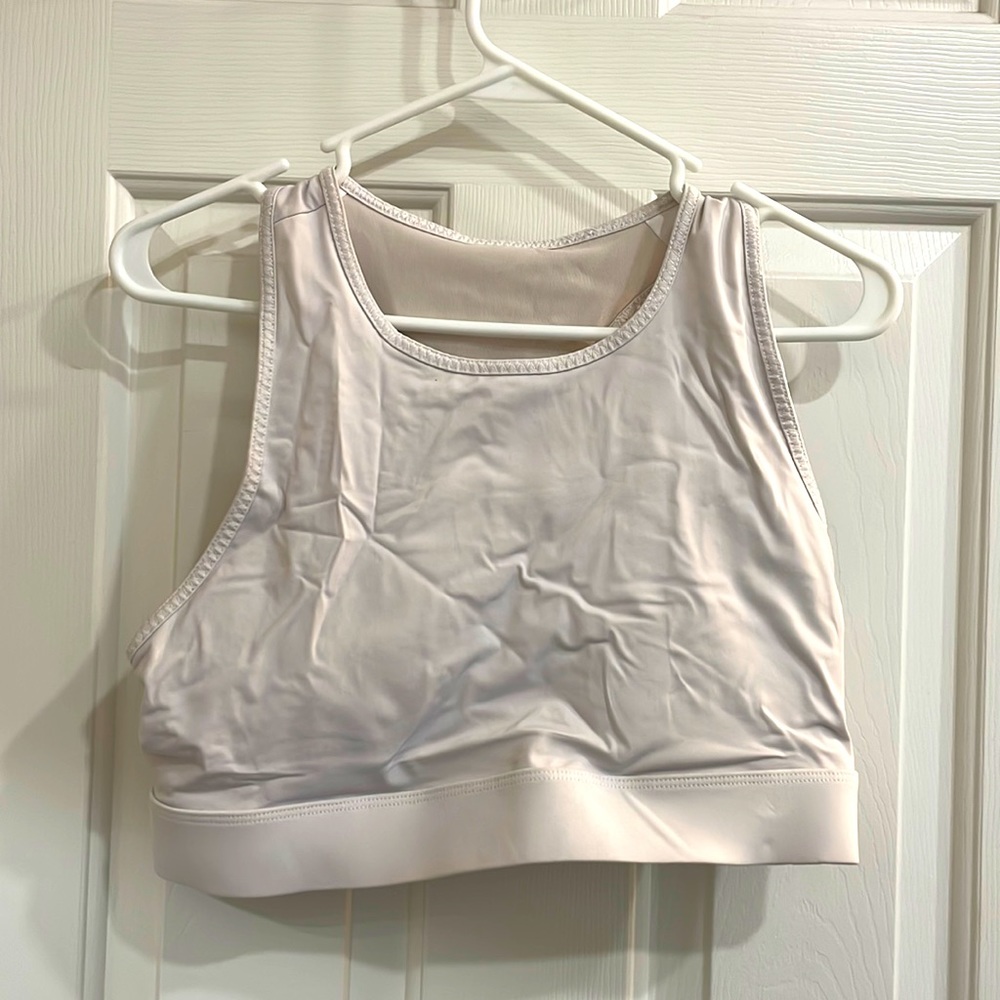 White sports bra